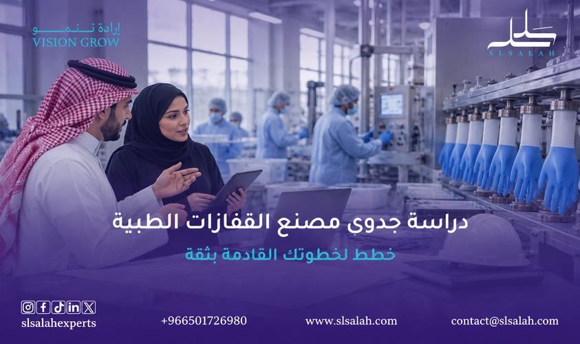دراسة جدوى مصنع القفازات الطبية: من استكمال المشروع إلى التشغيل وجذب المستثمرين