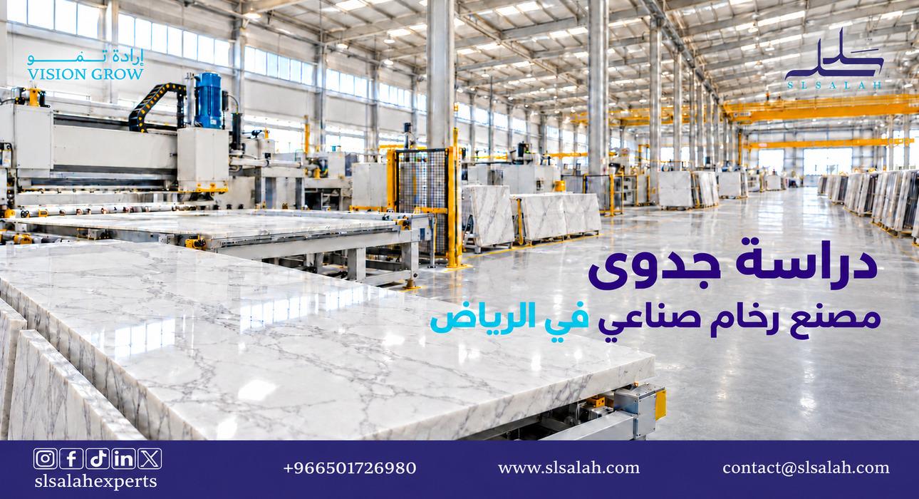 دراسة جدوى مصنع رخام صناعي في الرياض