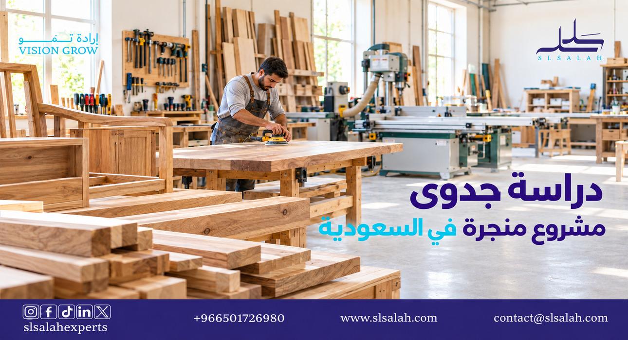 دراسة جدوى مشروع منجرة (ورش النجارة) في السعودية