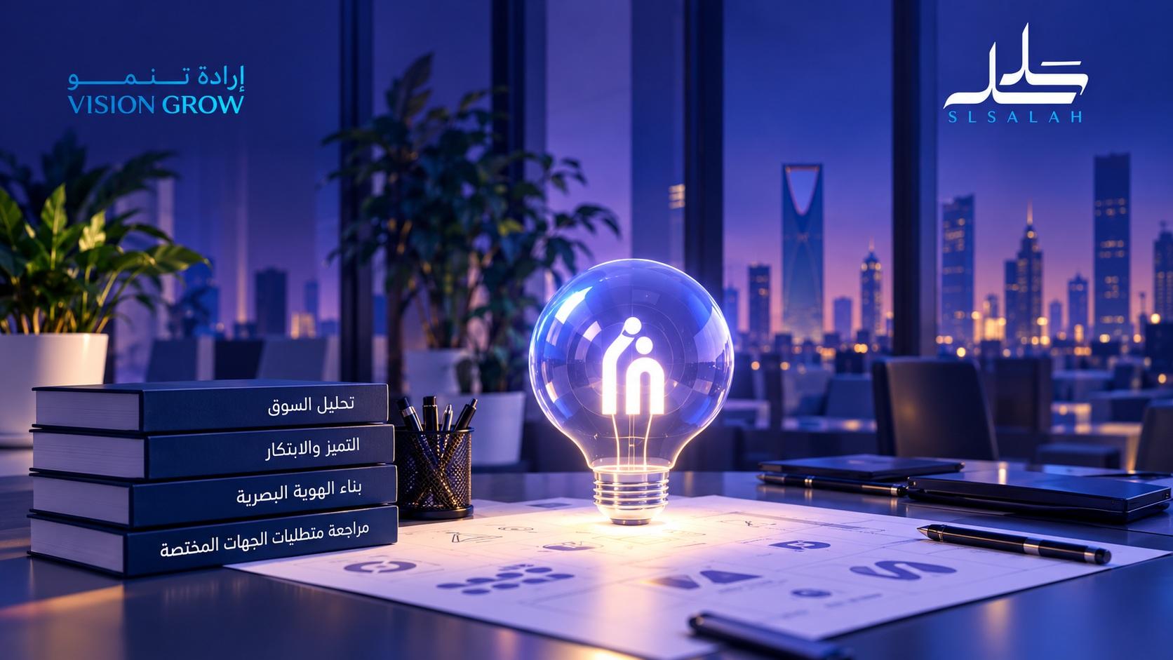 تصميم العلامة التجارية وتسجيلها في السعودية